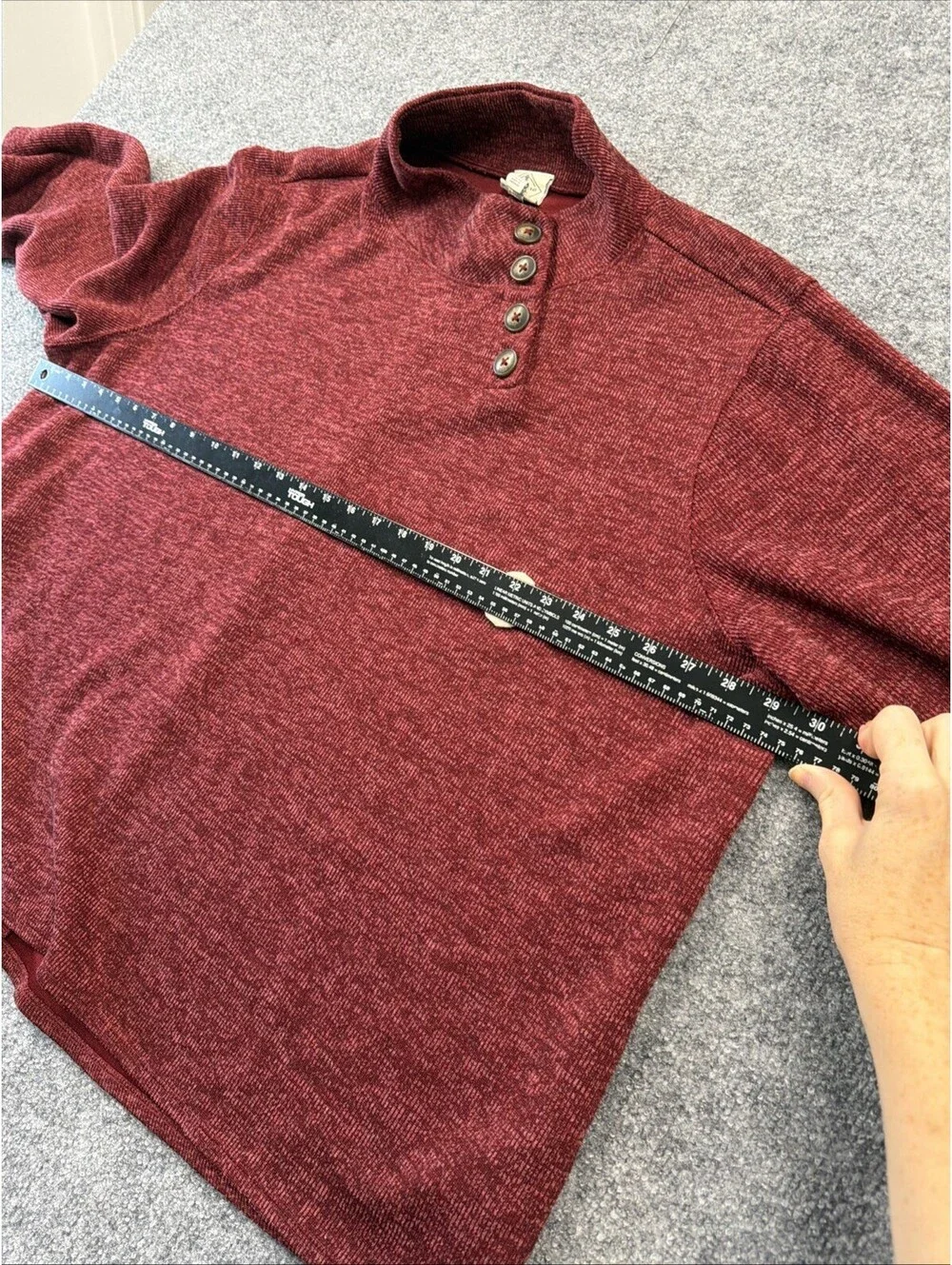St John’s Bay Burgandy Sweater 3xL